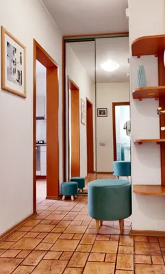 Квартира с большой кроватью и рабочим столом в 3 минутах пешком от метро — sm.webp