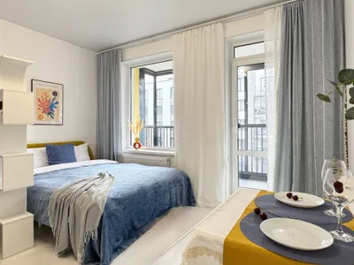 Уютная студия рядом с аэропортом Пулково и Экспофорумом — sm.webp