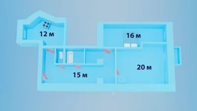 2Ком квартира в центре СПБ с балконом и кондиционером  — sm.webp