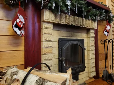 Коттедж № 1 с сауной, камином и 2 спальнями. — sm.webp