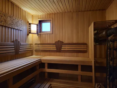 Коттедж № 1 с сауной, камином и 2 спальнями. — xl.webp