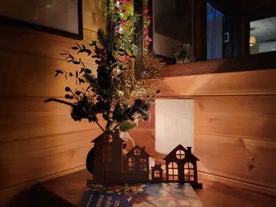 Коттедж № 1 с сауной, камином и 2 спальнями. — sm.webp